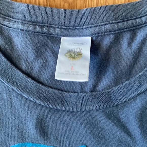 ❤️ Ed Hardy by Christian Audigier Dragon Tee Size Large - Picture 2 of 8